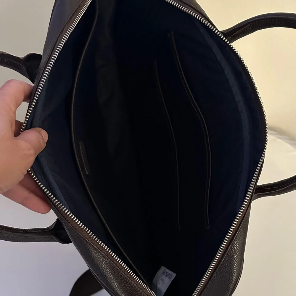 Samsonite Dark Brown Faux Leather Briefcase